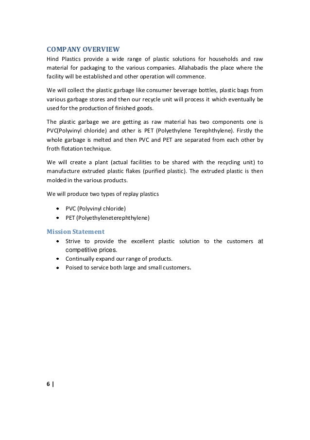 plastic recycling business plan ppt how much does a recycling plant cost